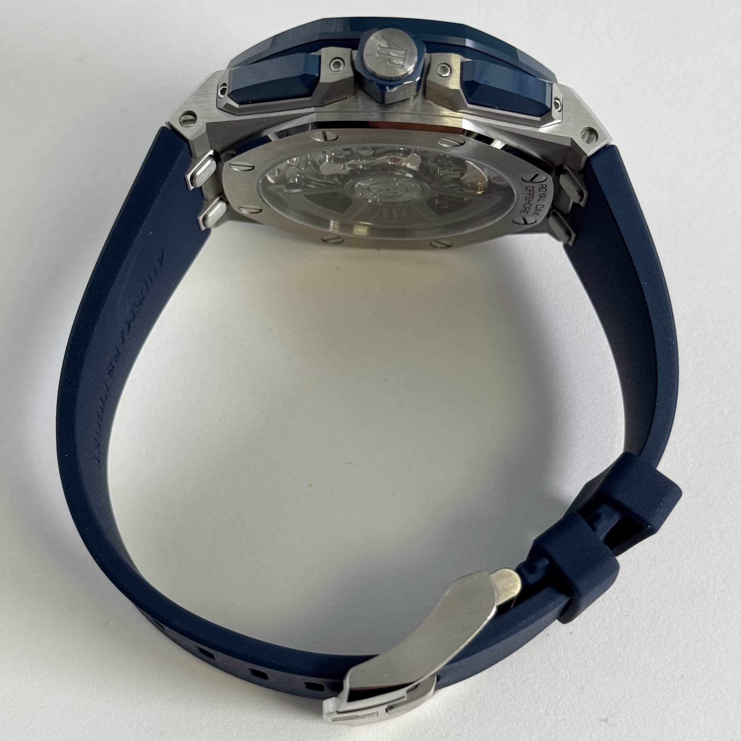 Audemars Piguet Royal Oak 41mm Blue Dial Watch Ref# 26420SO.OO.A029VE.01 - Happy Jewelers Fine Jewelry Lifetime Warranty