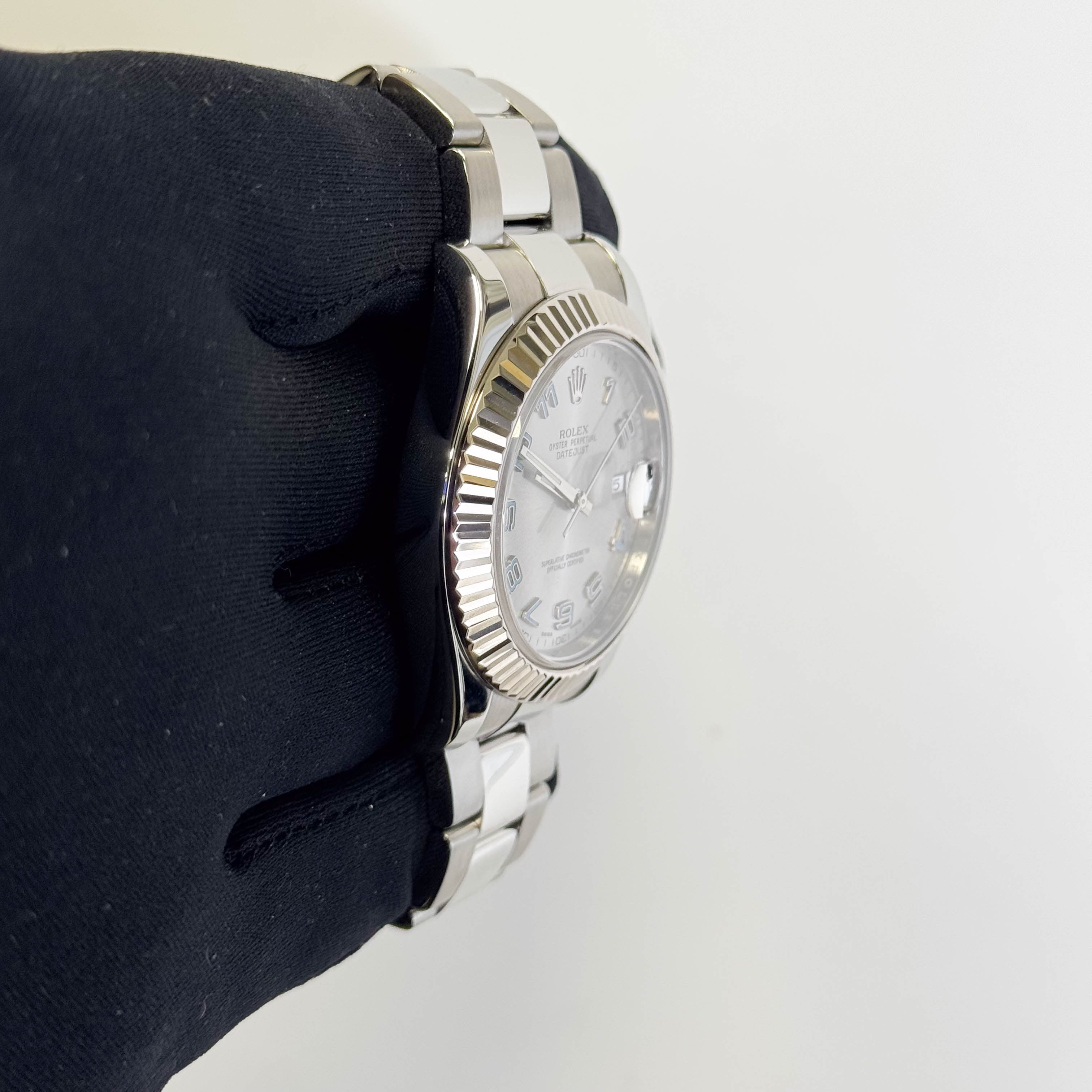 Rolex Datejust 41mm Silver Dial Watch Ref# 116334