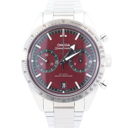 Omega Speedmaster 42mm Red Dial Watch Ref# 332.10.41.51.11.001 - Happy Jewelers Fine Jewelry Lifetime Warranty