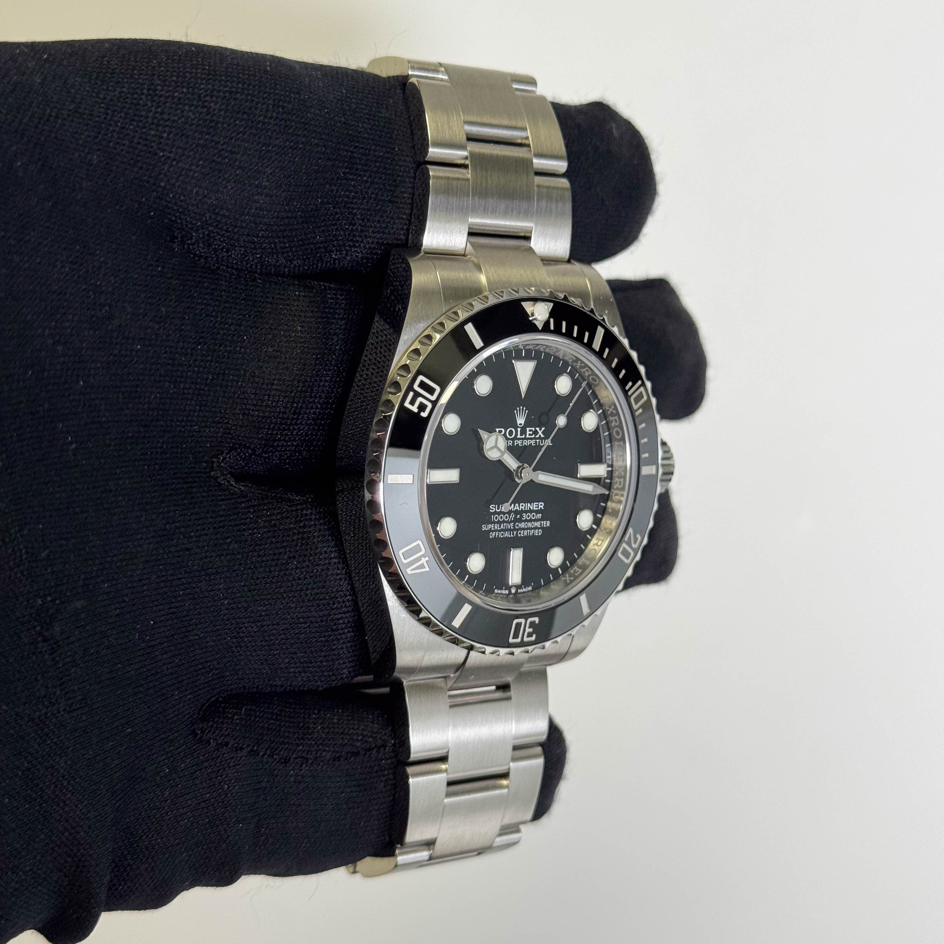Rolex Submariner 41mm Black Dial Watch Ref# 124060
