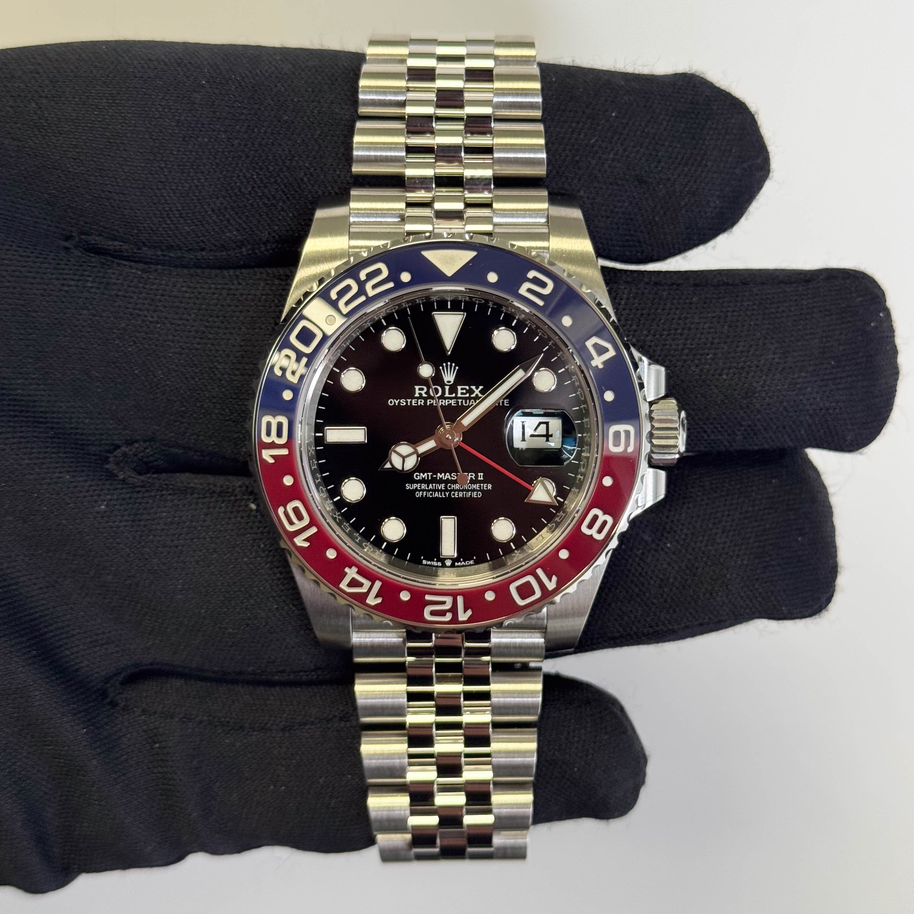 Rolex GMT-Master II 40mm Black Dial Watch Ref# 126710BLRO
