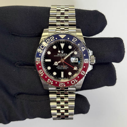 Rolex GMT-Master II 40mm Black Dial Watch Ref# 126710BLRO - Happy Jewelers Fine Jewelry Lifetime Warranty