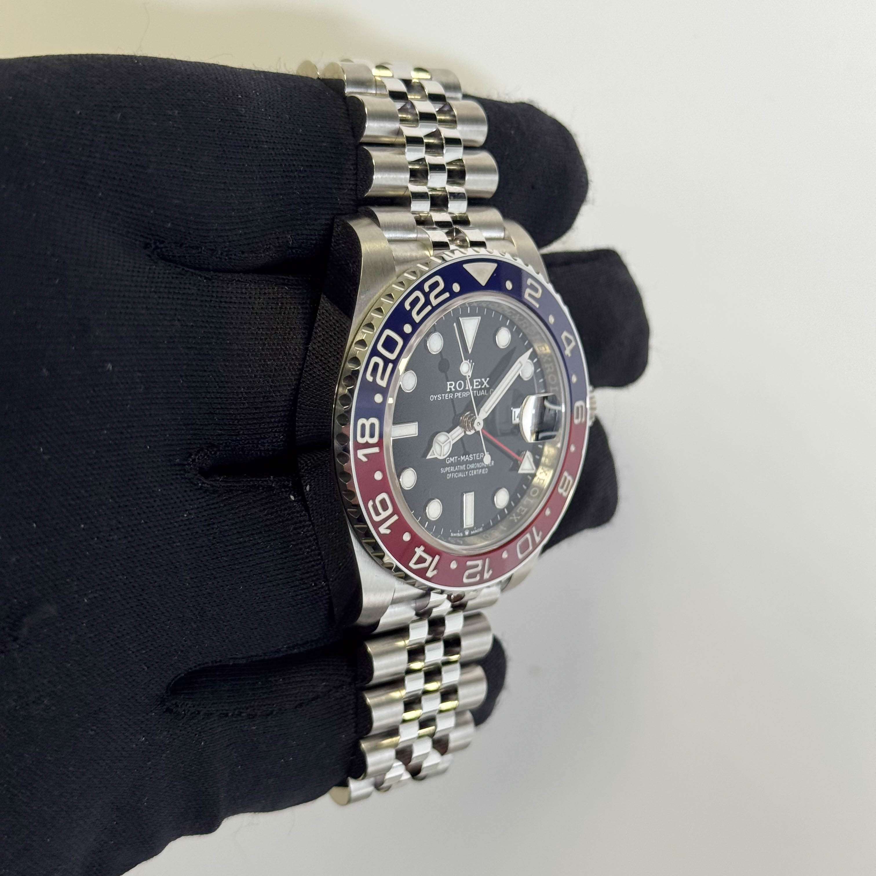 Rolex GMT-Master II 40mm Black Dial Watch Ref# 126710BLRO