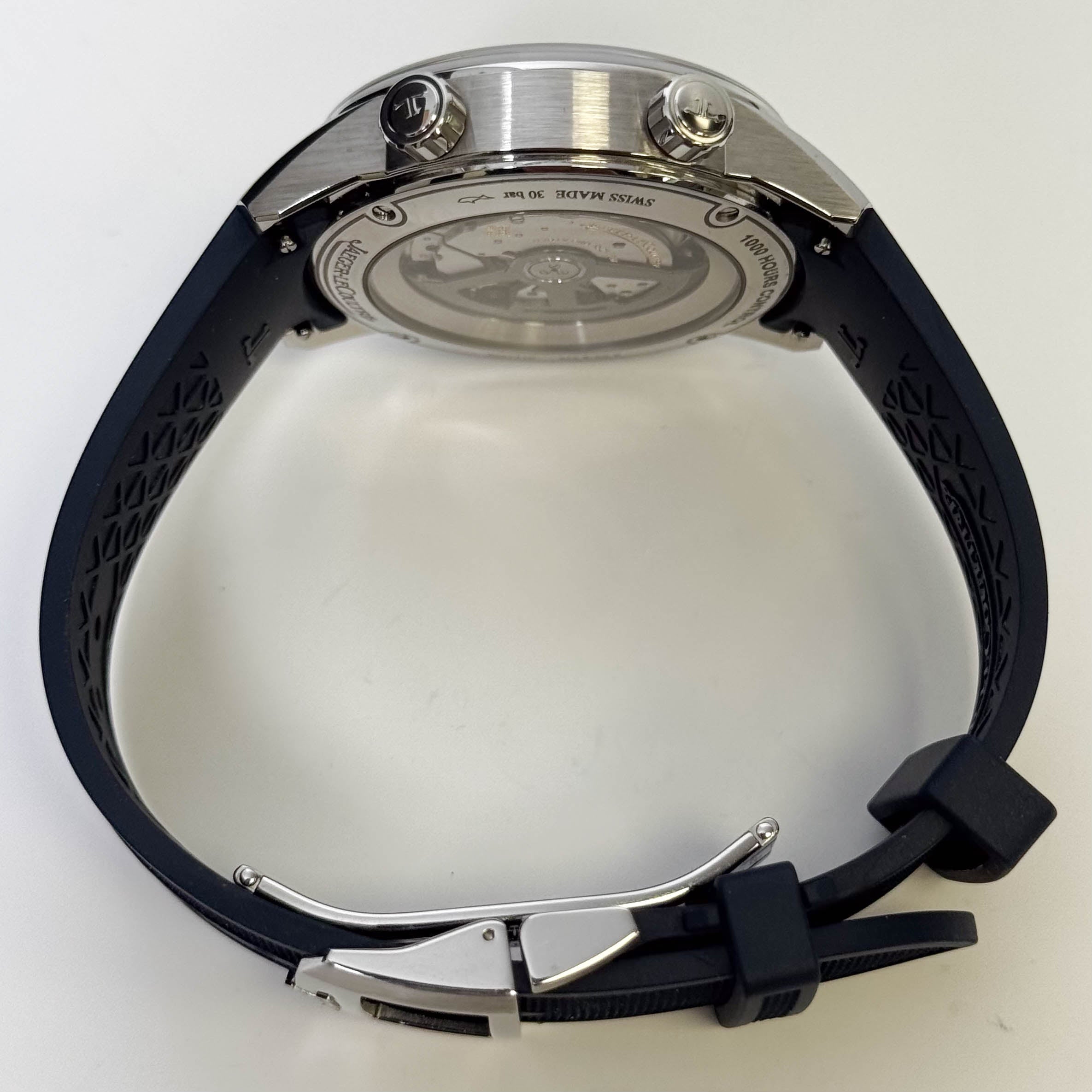 Jaeger-LeCoultre Mariner Date 42mm Blue Dial Watch Ref# Q9068180 - Happy Jewelers Fine Jewelry Lifetime Warranty