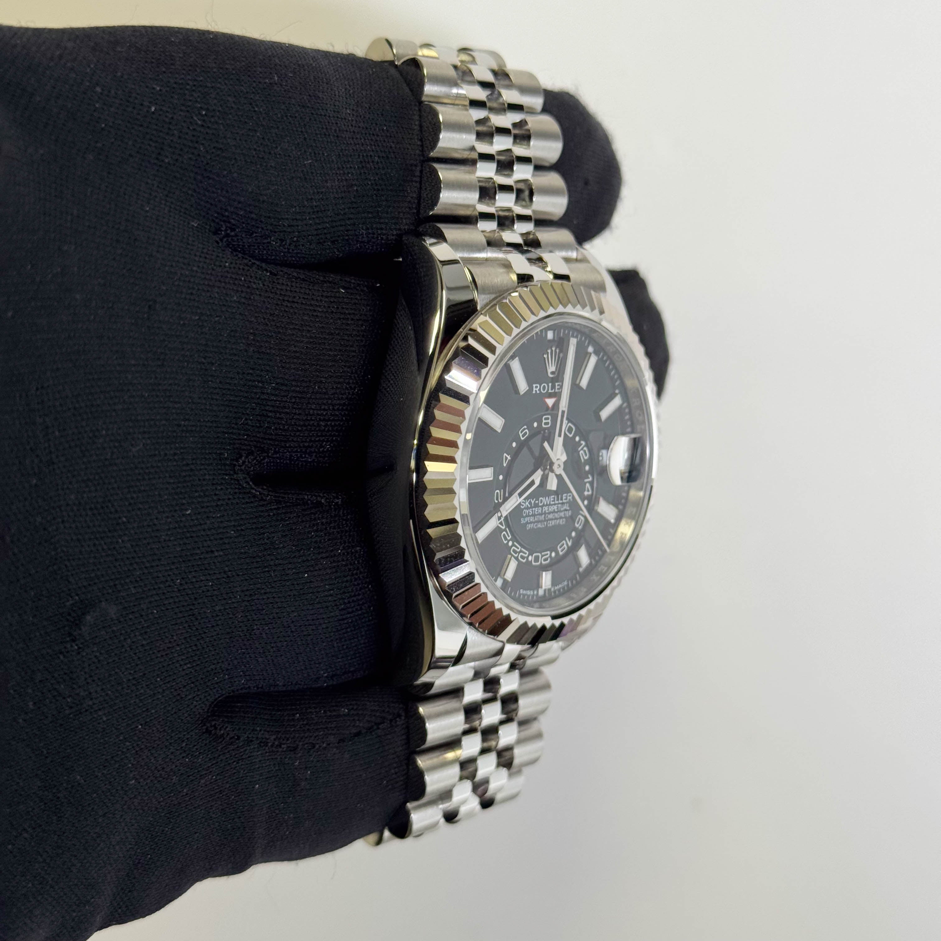 Rolex Sky-Dweller 42mm Black Dial Watch Ref# 336934