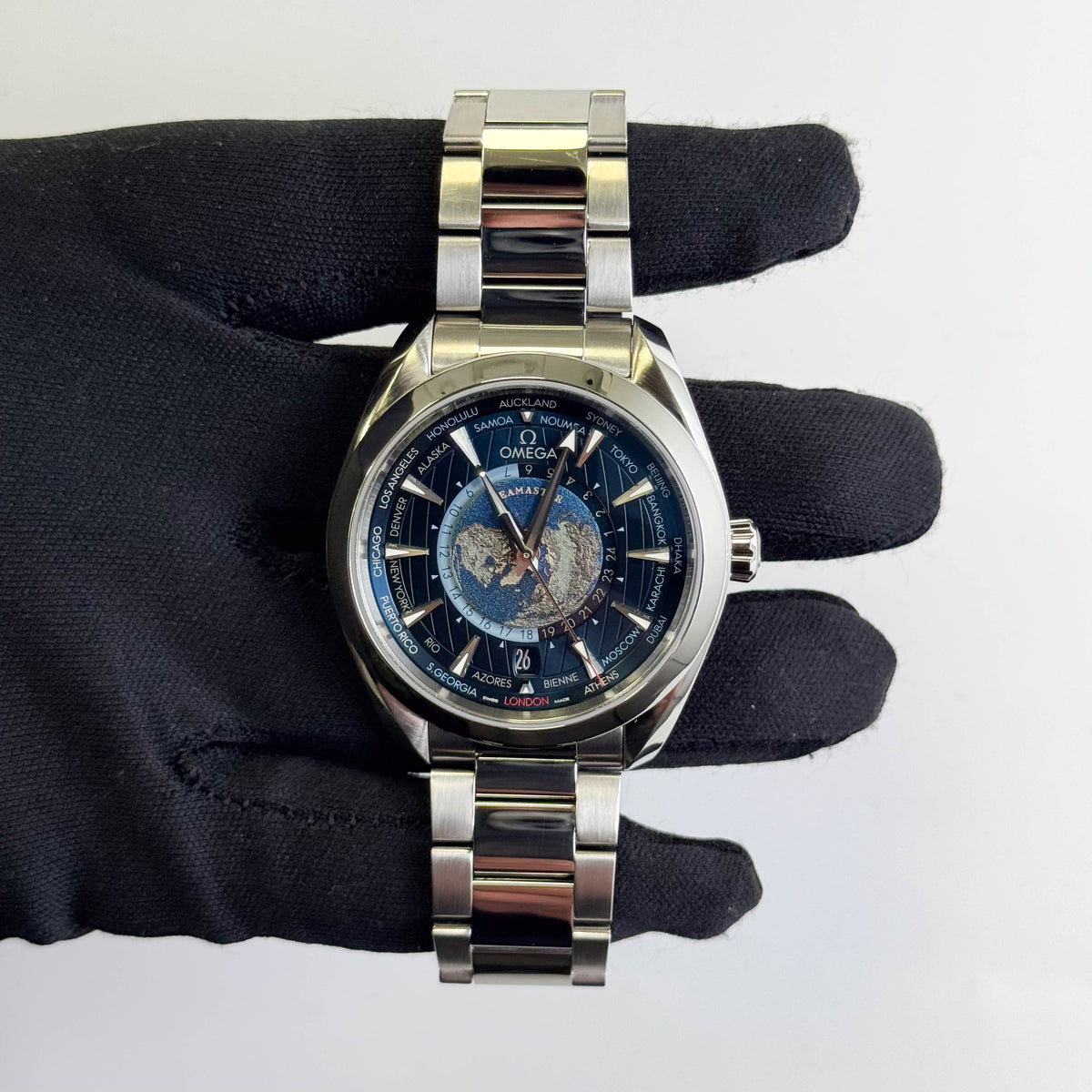 Omega Seamaster 43mm Blue Dial Watch Ref# 220.10.43.22.03.001
