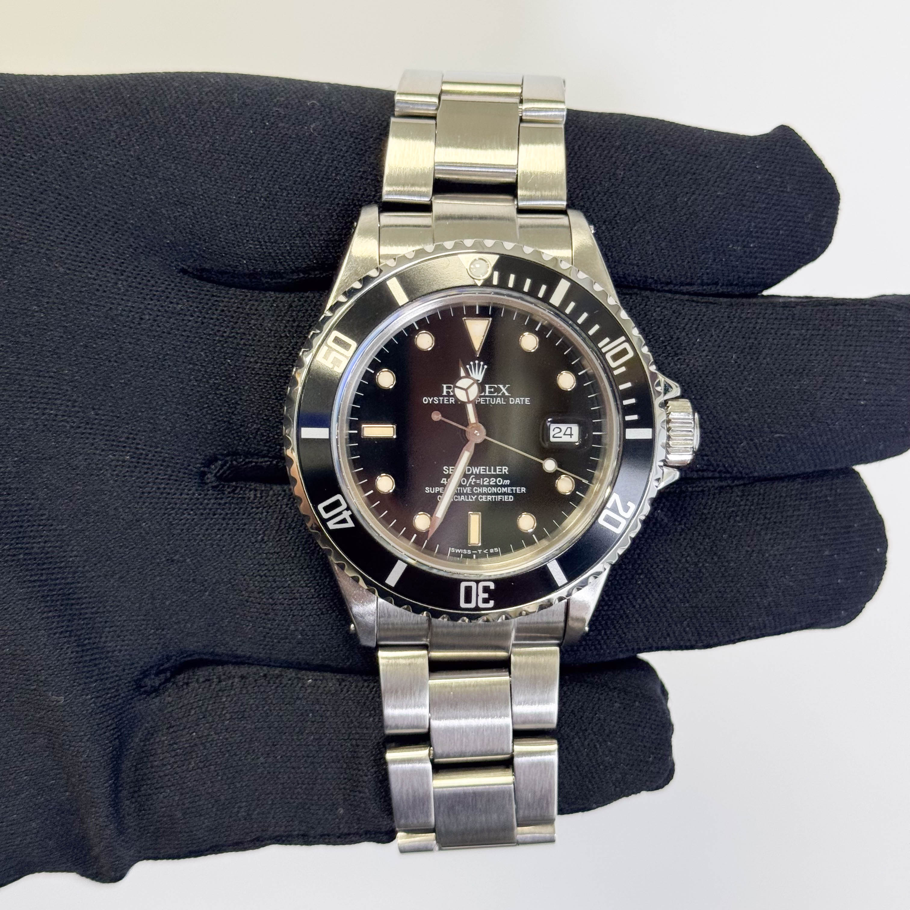 Rolex Sea-Dweller 40mm Black Dial Watch Ref# 16600
