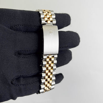 Rolex Datejust 36mm Champagne Stick Dial Watch Ref# 16233
