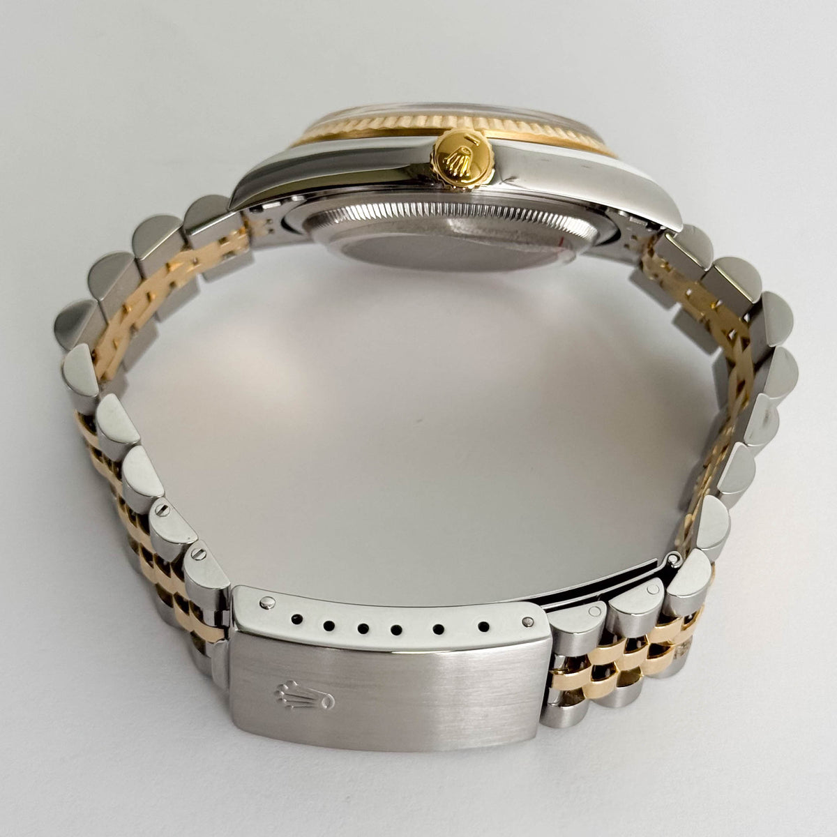 Rolex Datejust 36mm Champagne Stick Dial Watch Ref# 16233