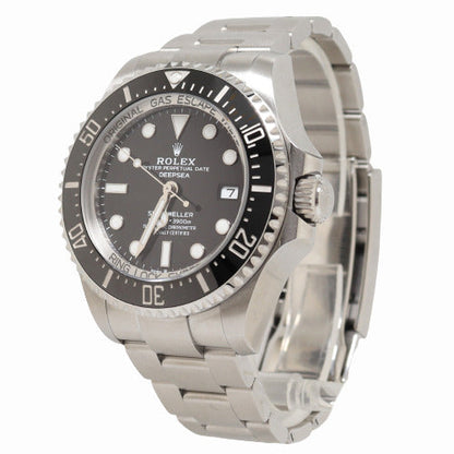 Rolex Mens Sea Dweller Stainless Steel Black Dot Dial Watch Reference# 136660 - Happy Jewelers Fine Jewelry Lifetime Warranty