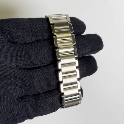 Cartier Tank Française Stainless Steel 28mm White Dial Watch Ref# W51002Q3 - Happy Jewelers Fine Jewelry Lifetime Warranty