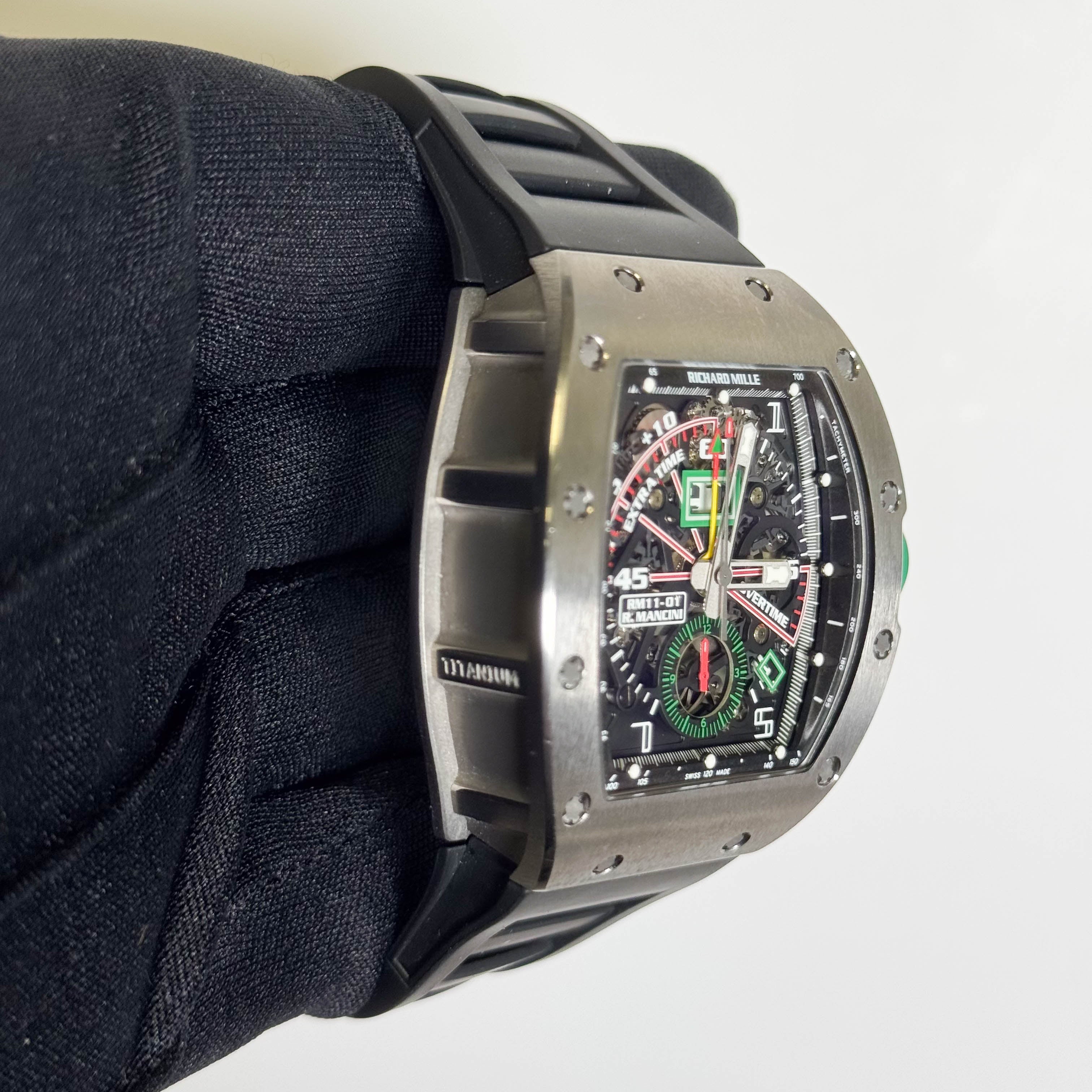 Richard Mille RM11-01 "Roberto Mancini" 50.00mm Skeleton Dial Watch Ref# RM11-01 - Happy Jewelers Fine Jewelry Lifetime Warranty