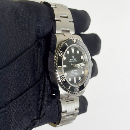 Rolex Submariner 41mm Black Dial Watch Ref# 124060 - Happy Jewelers Fine Jewelry Lifetime Warranty