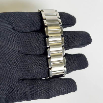 Cartier Tank Française Stainless Steel 28mm White Dial Watch Ref# W51002Q3 - Happy Jewelers Fine Jewelry Lifetime Warranty