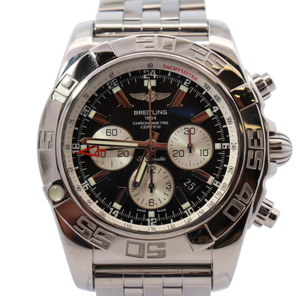 Breitling Chronomat GMT Black Chronograph Dial Watch Ref# AB041012