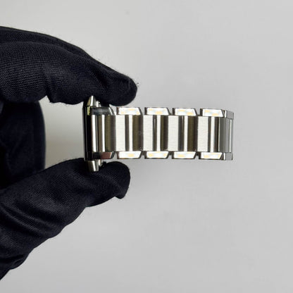 Cartier Tank Française Stainless Steel 28mm White Dial Watch Ref# W51002Q3 - Happy Jewelers Fine Jewelry Lifetime Warranty