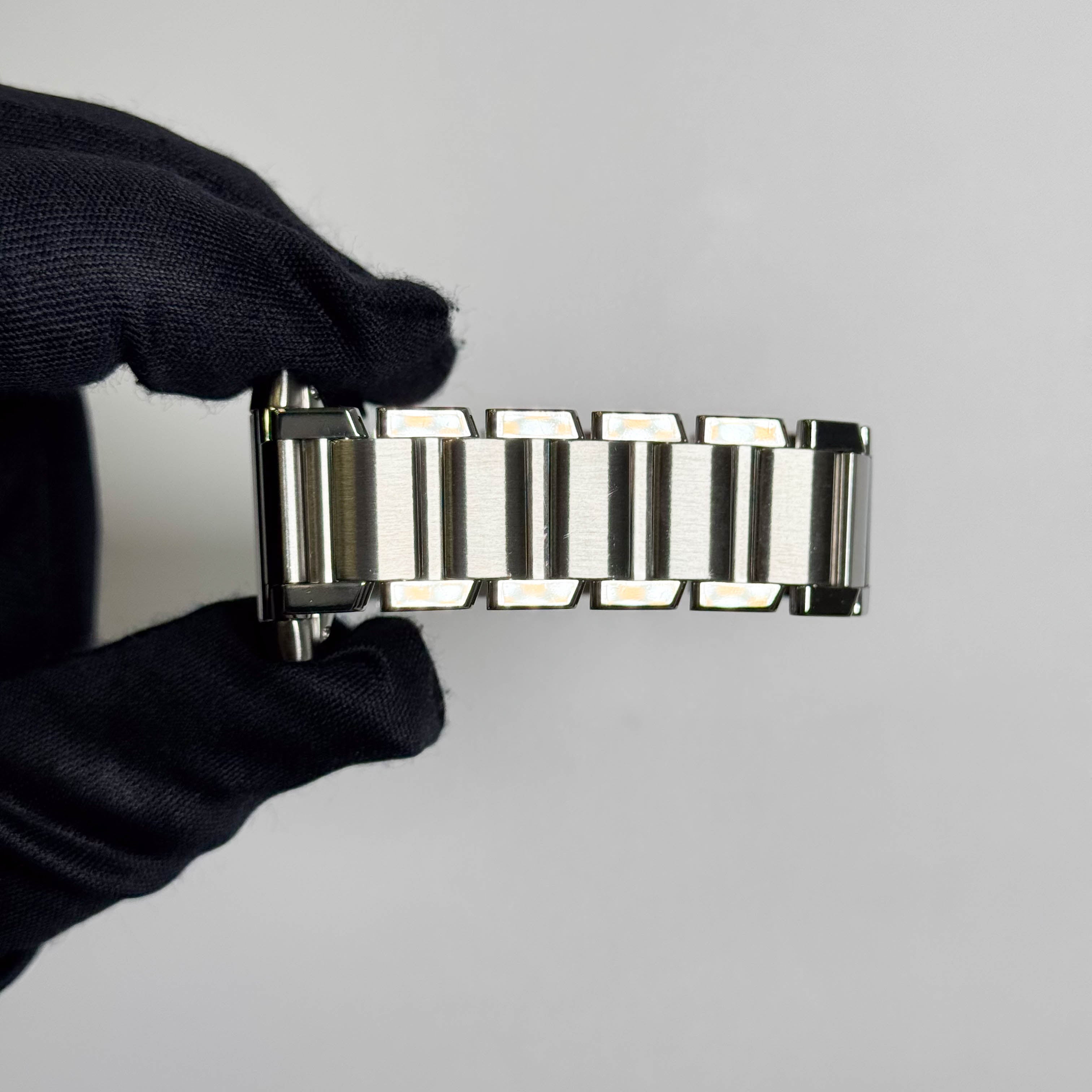Cartier Tank Française Stainless Steel 28mm White Dial Watch Ref# W51002Q3 - Happy Jewelers Fine Jewelry Lifetime Warranty