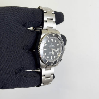 Rolex Submariner 40mm Black Dial Watch Ref# 114060