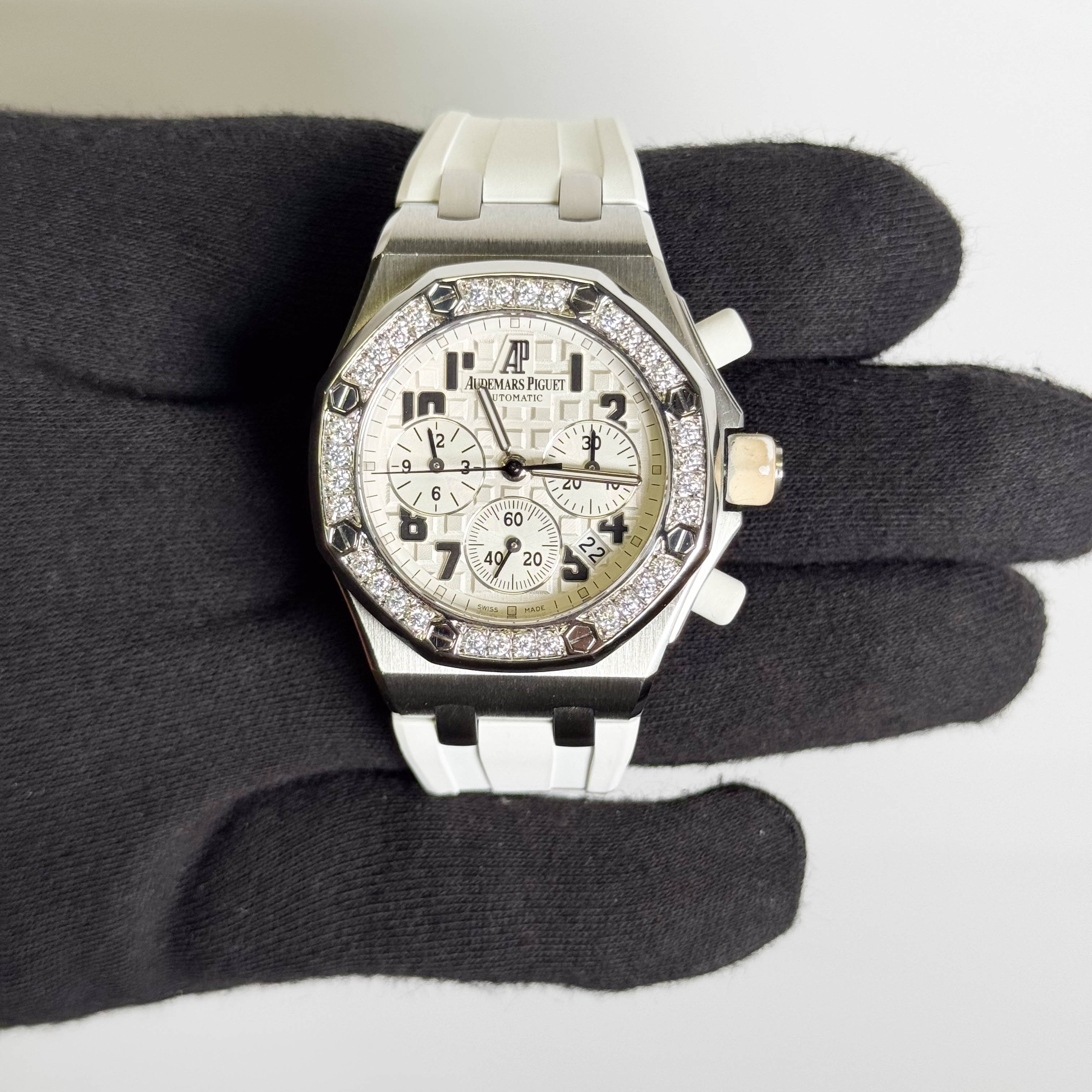 Audemars Piguet Royal Oak Offshore 37mm White Dial Watch Ref