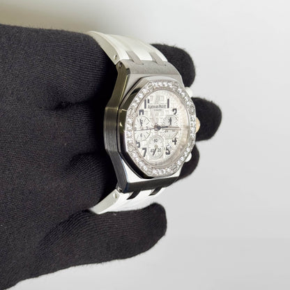 Audemars Piguet Royal Oak Offshore 37mm White Dial Watch Ref# 26048SK.ZZ.D010CA.01