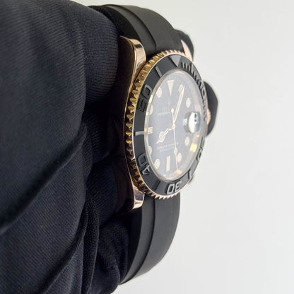 Rolex Yacht-Master 40mm Black Dial Watch Ref# 126655 - Happy Jewelers Fine Jewelry Lifetime Warranty