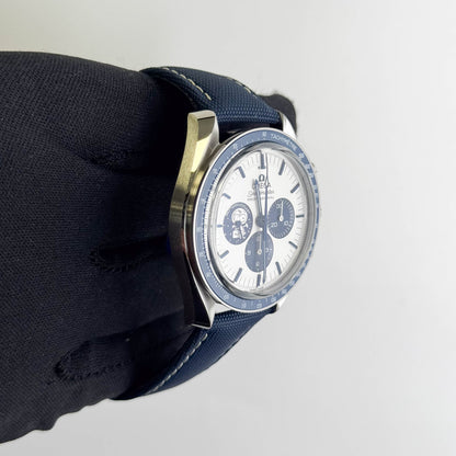 Omega Speedmaster 42mm White Dial Watch Ref# 310.32.42.50.02.001 - Happy Jewelers Fine Jewelry Lifetime Warranty