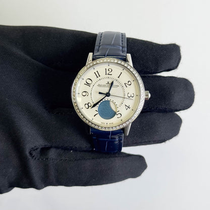 Jaeger-LeCoultre Rendez-Vous Moon Steel 34mm Silver Dial Watch Ref# Q3578420