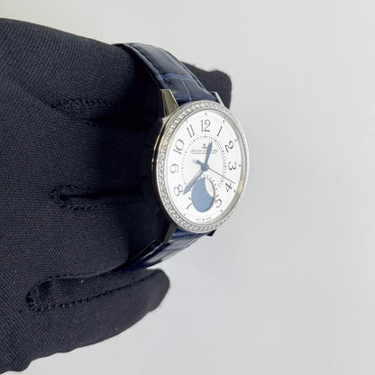 Jaeger-LeCoultre Rendez-Vous Moon Steel 34mm Silver Dial Watch Ref# Q3578420