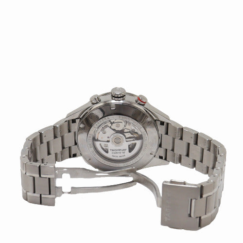 Tag Heuer Mens Carrera Day Date Stainless Steel 43mm Chronograph Dial Watch Ref# CV2A10 - Happy Jewelers Fine Jewelry Lifetime Warranty