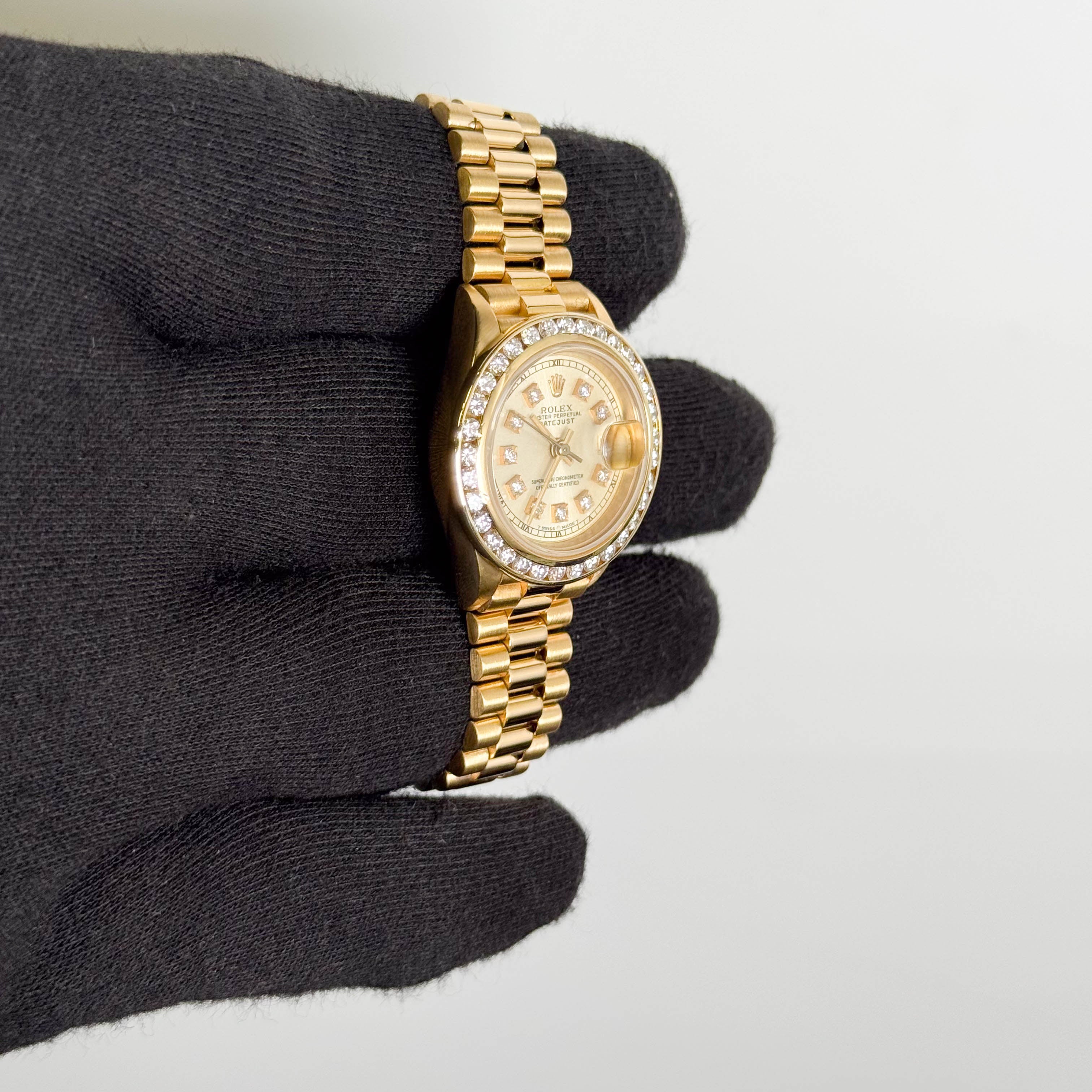 Rolex Datejust 26mm Champagne Dial Watch Ref# 69178