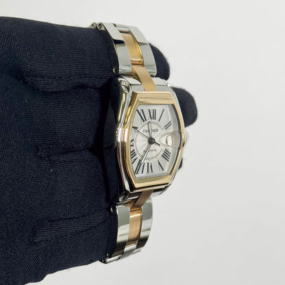 Cartier Roadster 37mm Silver Dial Watch Ref# W62031Y4 - Happy Jewelers Fine Jewelry Lifetime Warranty