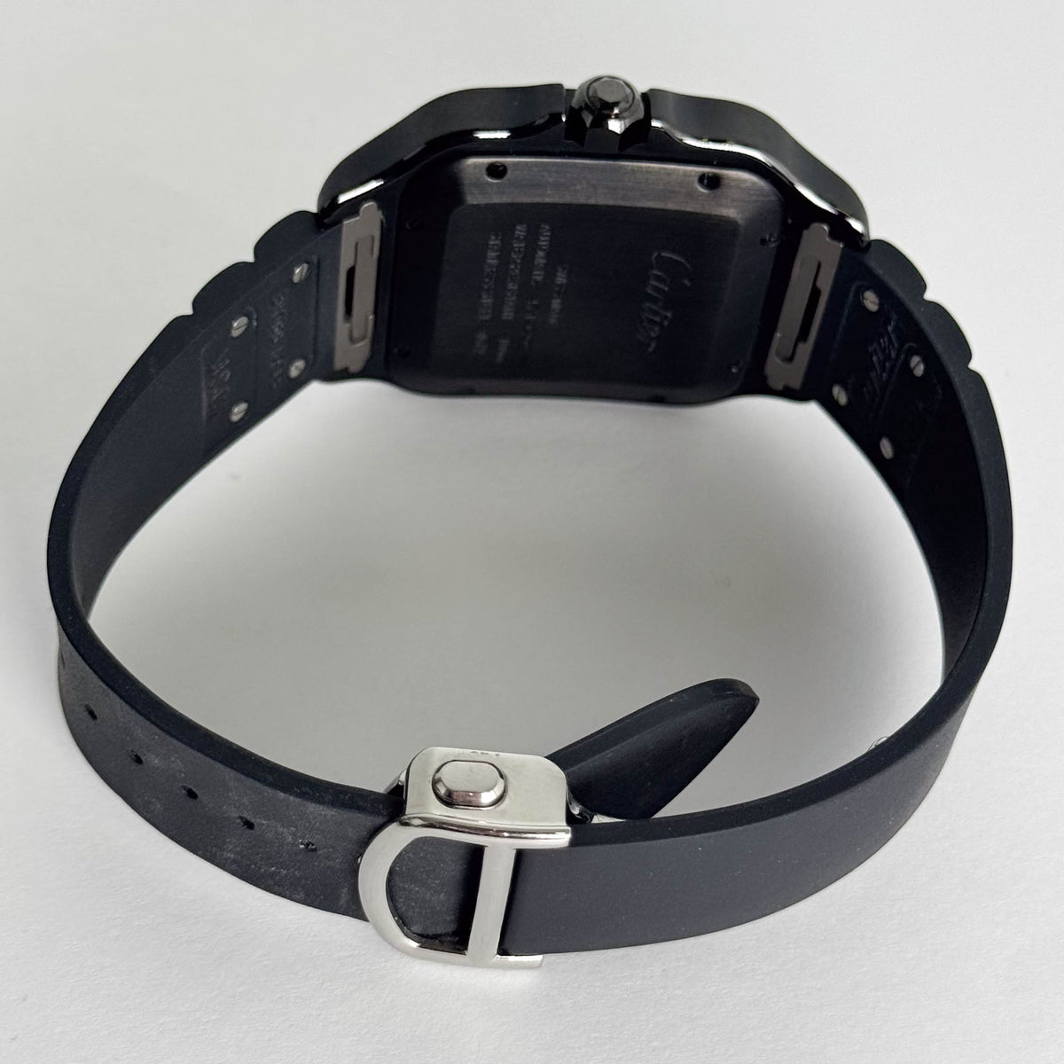Cartier Santos 40mm Black Dial Watch Ref# WSSA0039