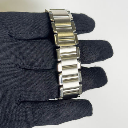 Cartier Tank Française Stainless Steel 28mm White Dial Watch Ref# W51002Q3