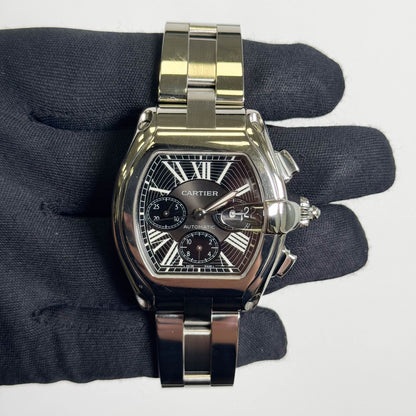 Cartier Roadster 43mm Black Dial Watch Ref# W62020X6 - Happy Jewelers Fine Jewelry Lifetime Warranty