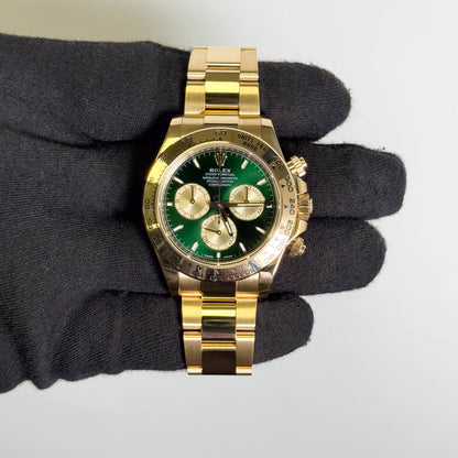 Rolex Daytona 40mm Green Dial Watch Ref# 126508