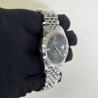 Rolex Datejust 41mm Wimbledon Dial Watch Ref# 126334