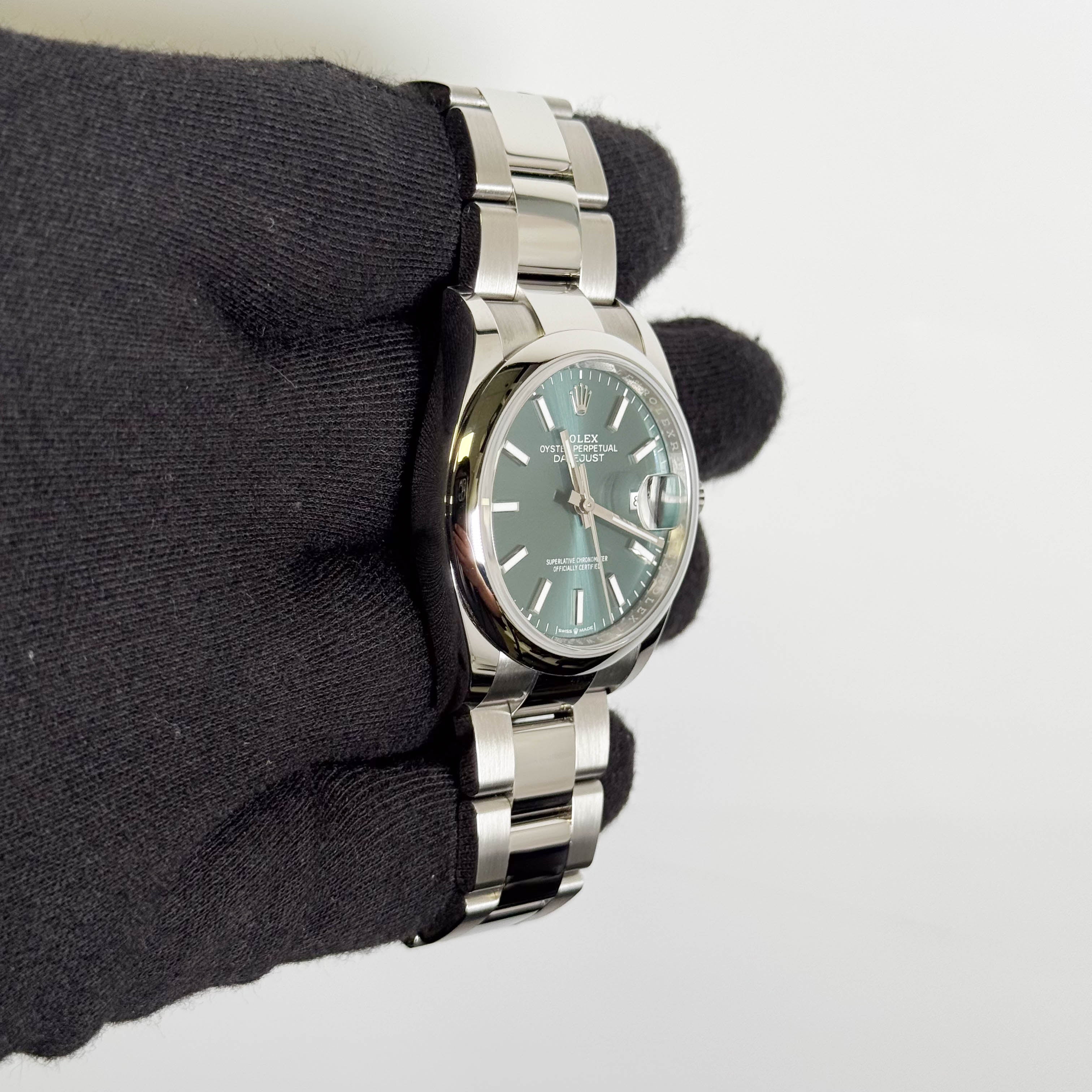 Rolex Datejust 36mm Green Dial Watch Ref: 126200