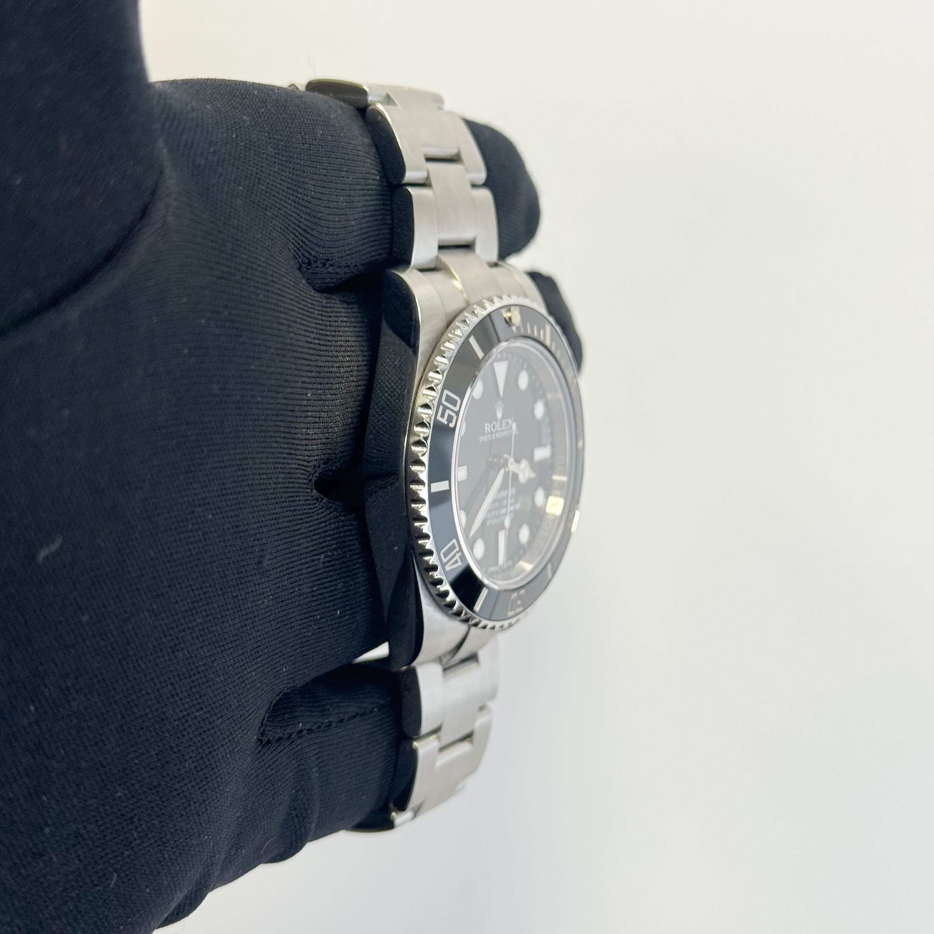 Rolex Submariner 40mm Black Dial Watch Ref# 114060