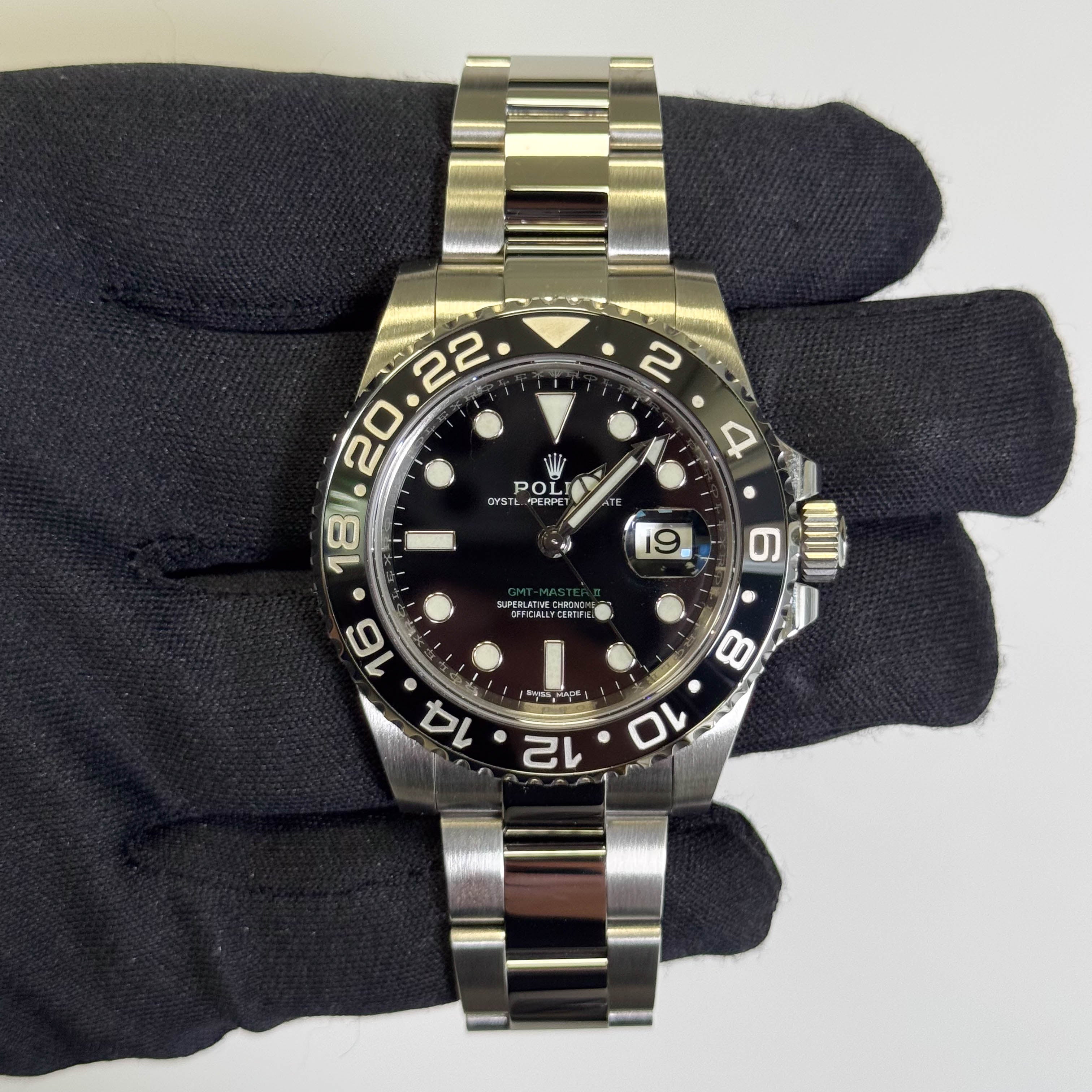 Rolex GMT-Master II 40mm Black Dial Watch Ref# 116710LN - Happy Jewelers Fine Jewelry Lifetime Warranty