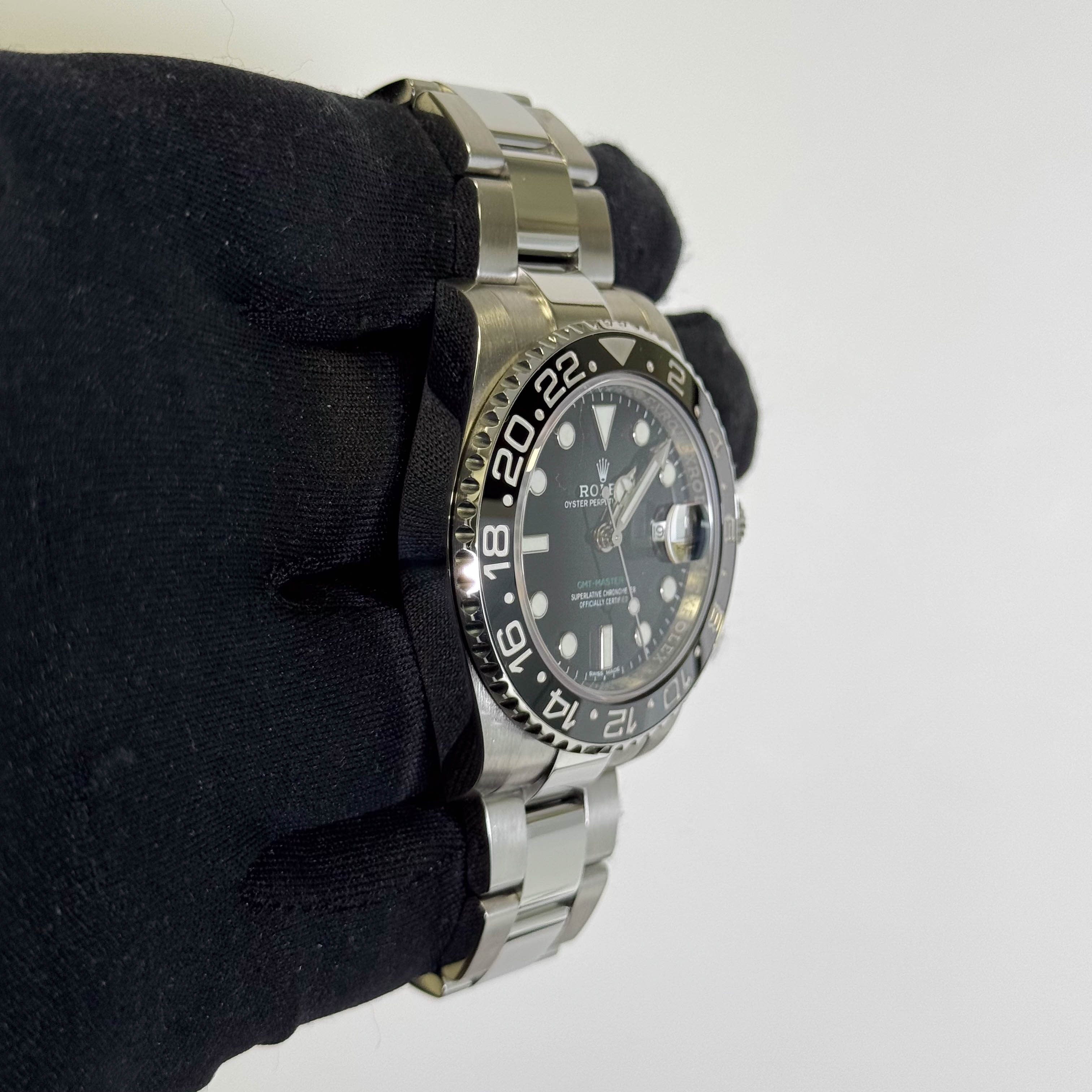 Rolex GMT-Master II 40mm Black Dial Watch Ref# 116710LN - Happy Jewelers Fine Jewelry Lifetime Warranty