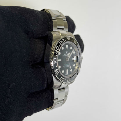 Rolex GMT-Master II 40mm Black Dial Watch Ref# 116710LN - Happy Jewelers Fine Jewelry Lifetime Warranty