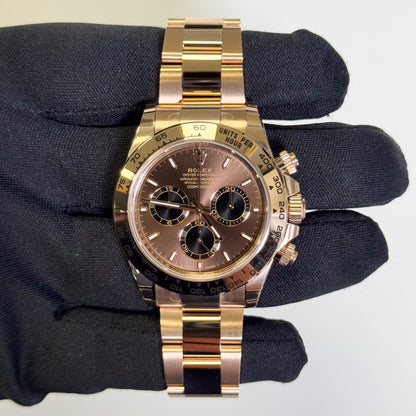 Rolex Daytona 40mm Chocolate Dial Watch Ref# 126505 - Happy Jewelers Fine Jewelry Lifetime Warranty