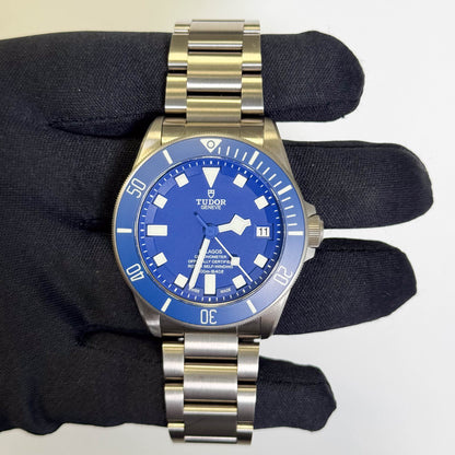Tudor Pelagos 42mm Blue Dial Watch Ref# 25600TB - Happy Jewelers Fine Jewelry Lifetime Warranty
