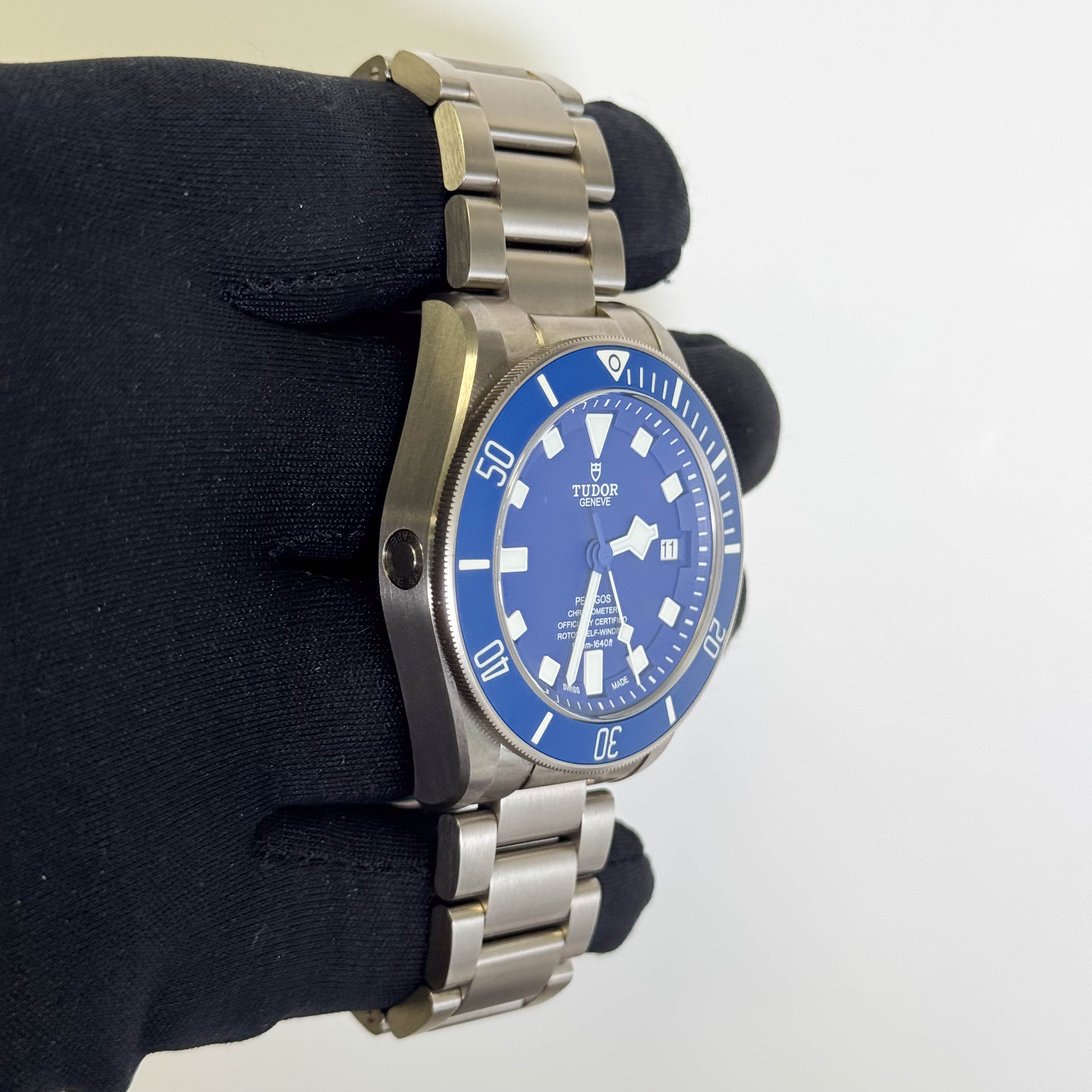Tudor Pelagos 42mm Blue Dial Watch Ref# 25600TB - Happy Jewelers Fine Jewelry Lifetime Warranty