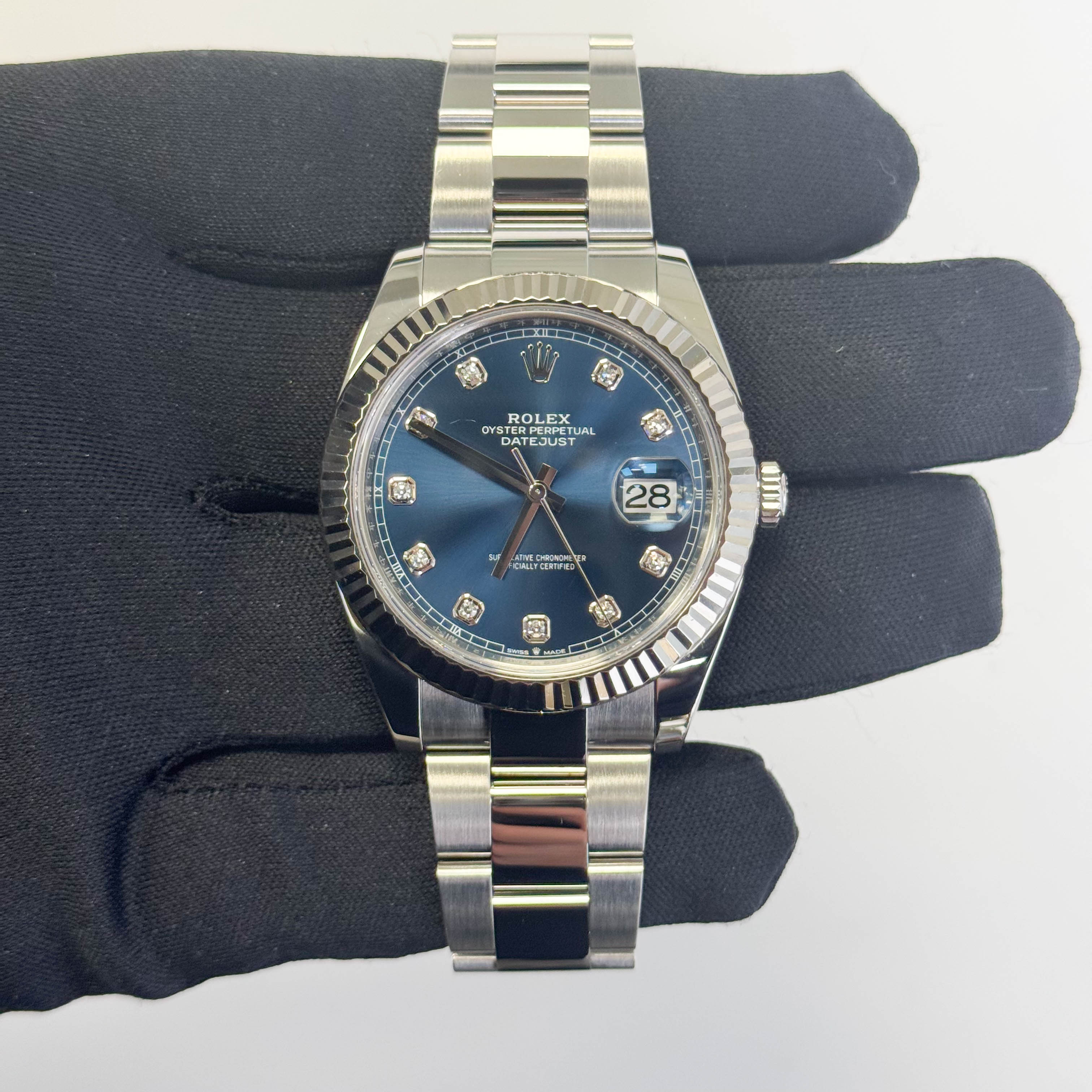 Rolex Datejust 41mm Blue Dial Watch Ref# 126334