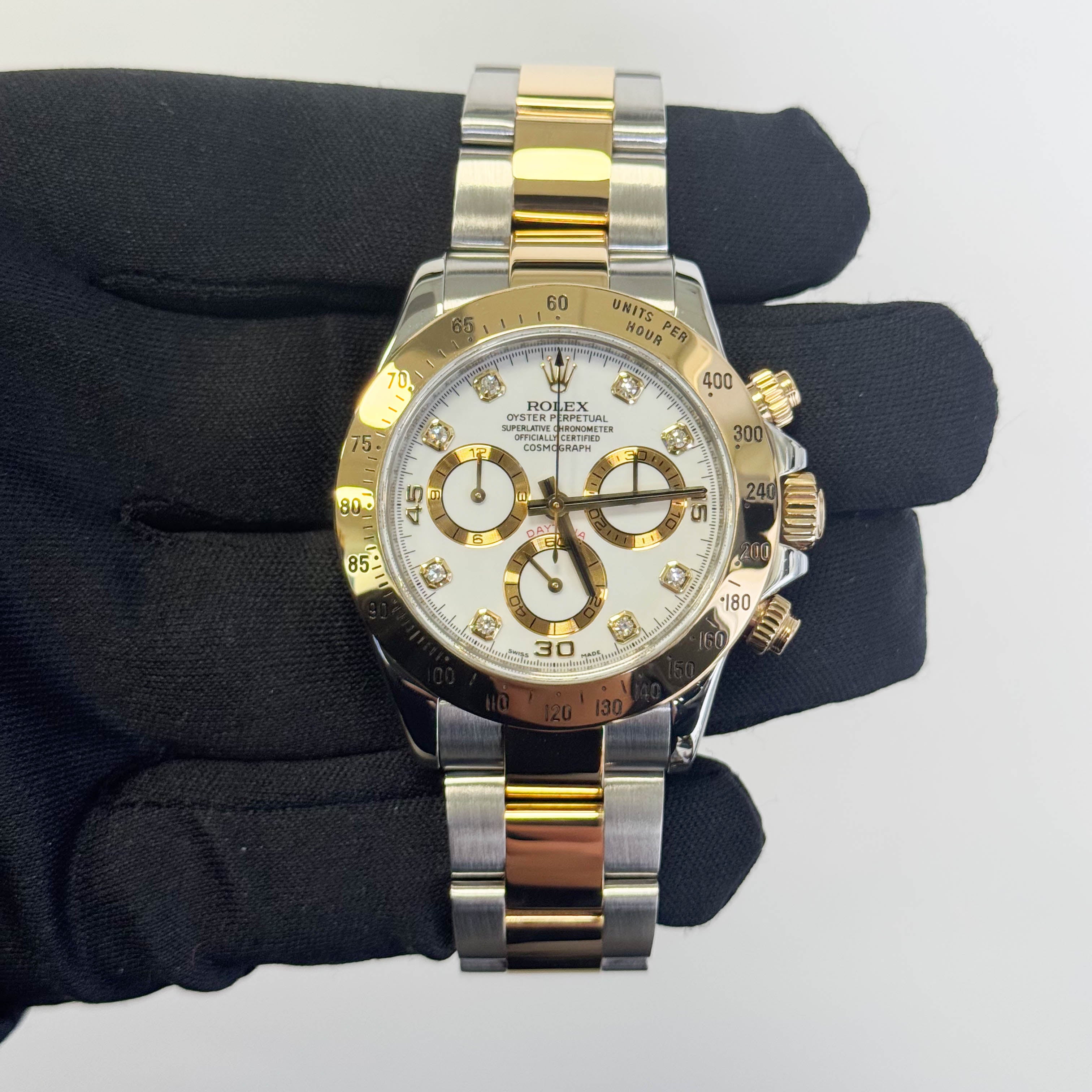 Rolex Daytona 40mm White Dial Watch Ref# 116523