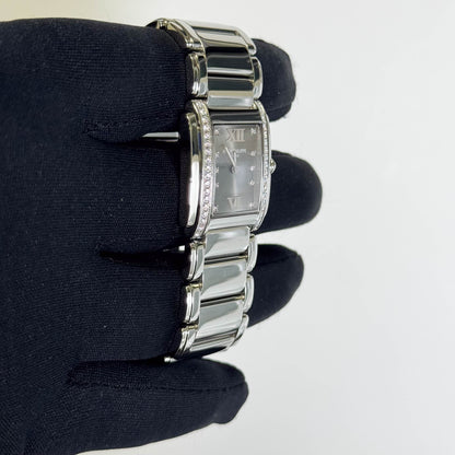 Patek Philippe Twenty 4 25mm x 30mm Grey Dial Watch Ref# 4910/10A-010 - Happy Jewelers Fine Jewelry Lifetime Warranty