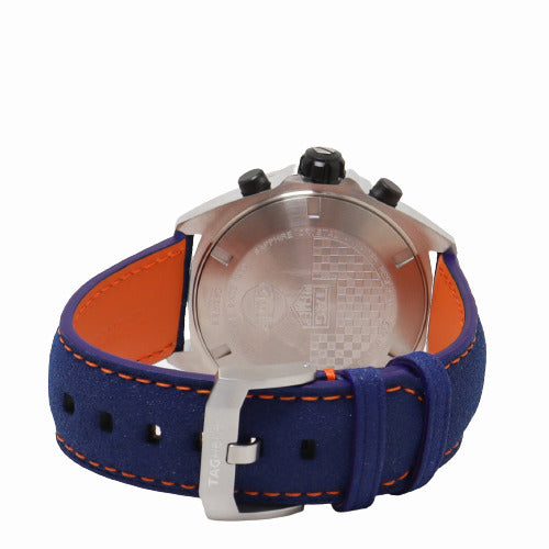 Tag Heuer Mens Formula 1 Gulf Special Edition Stainless Steel 43mm Blue Chronograph Dial Watch Reference# CAZ101N.FC8243 - Happy Jewelers Fine Jewelry Lifetime Warranty
