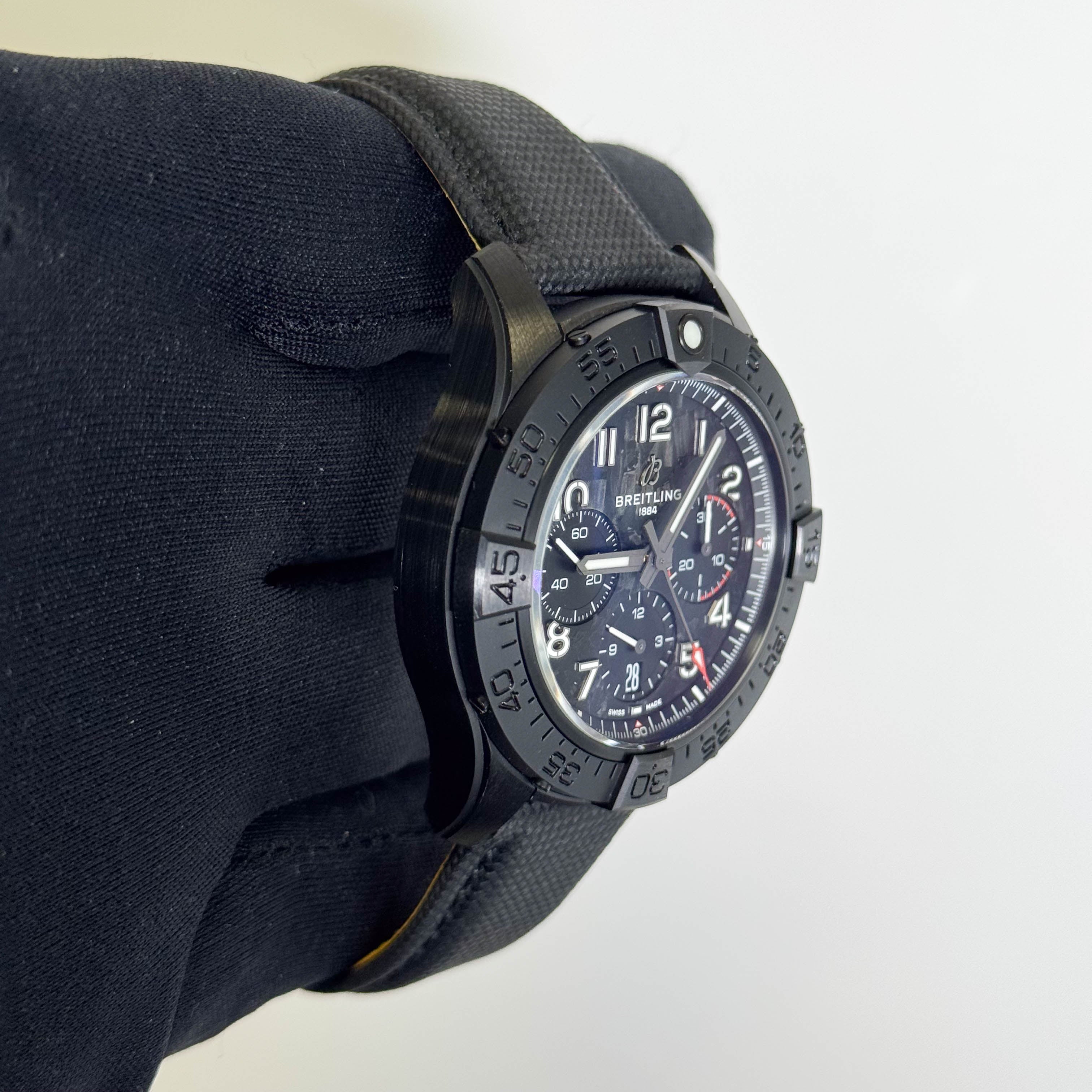 Breitling Avenger B01 44mm Black Dial Watch Ref# SB0147101B1X1 - Happy Jewelers Fine Jewelry Lifetime Warranty