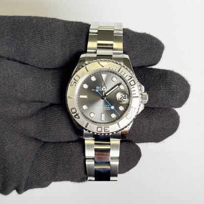Rolex Yacht-Master 37mm Rhodium Dial Watch Ref# 268622